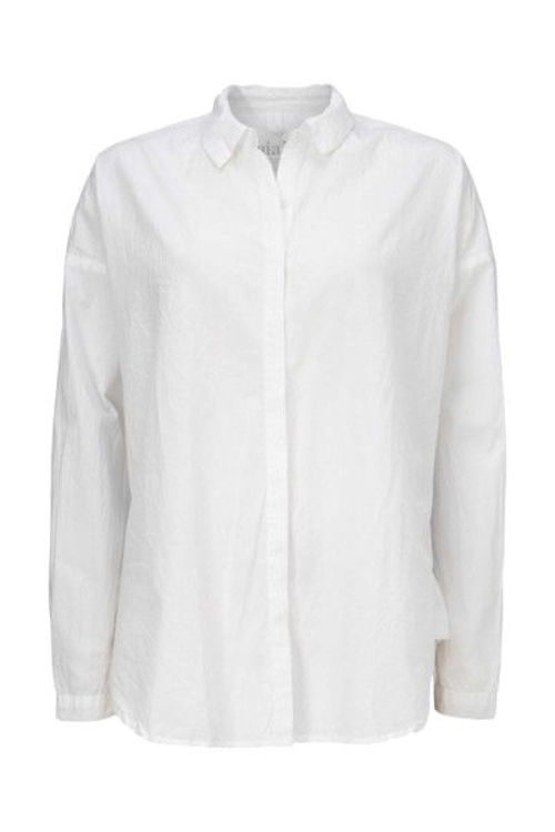 Aiayu slim skjorte bomuld hvid