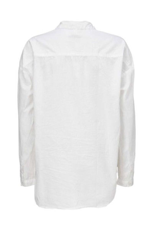Aiayu slim skjorte bomuld hvid