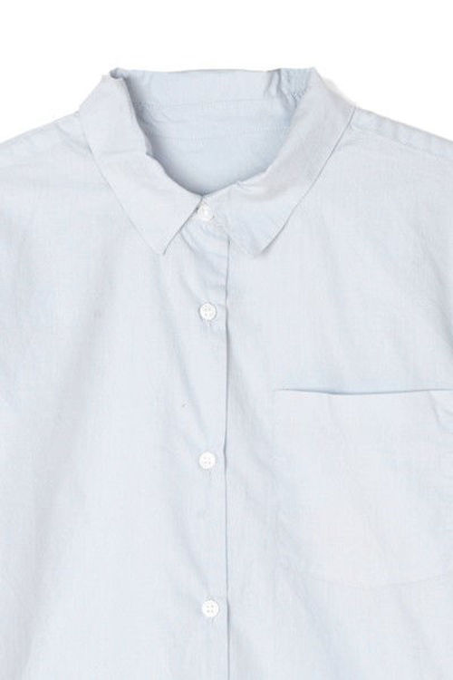 Aiayu Essential skjorte poplin blue glass