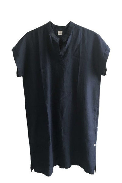 Linen by Krebs Ylva hørkjole navy