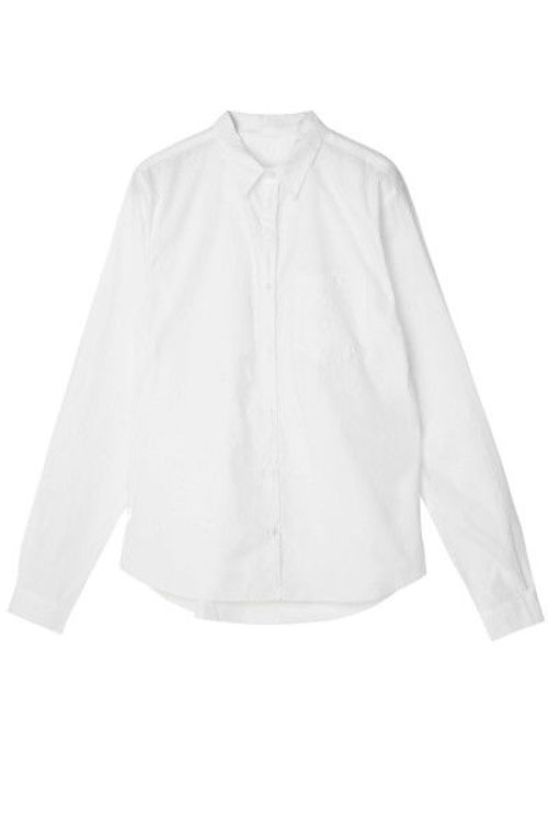 Aiayu Essential poplin skjorte hvid
