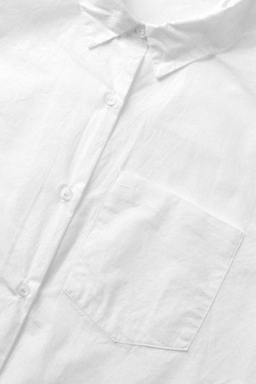 Aiayu Essential poplin skjorte hvid