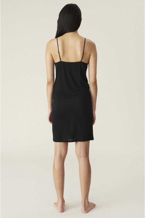 Ganni slip undertop sort