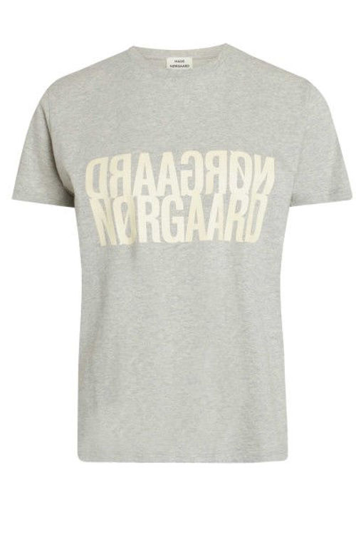 Mads Nørgaard Trenda organic T-shirt light grey me