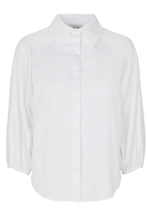 Levetè Room LR-Isla Solid 9 skjorte hvid