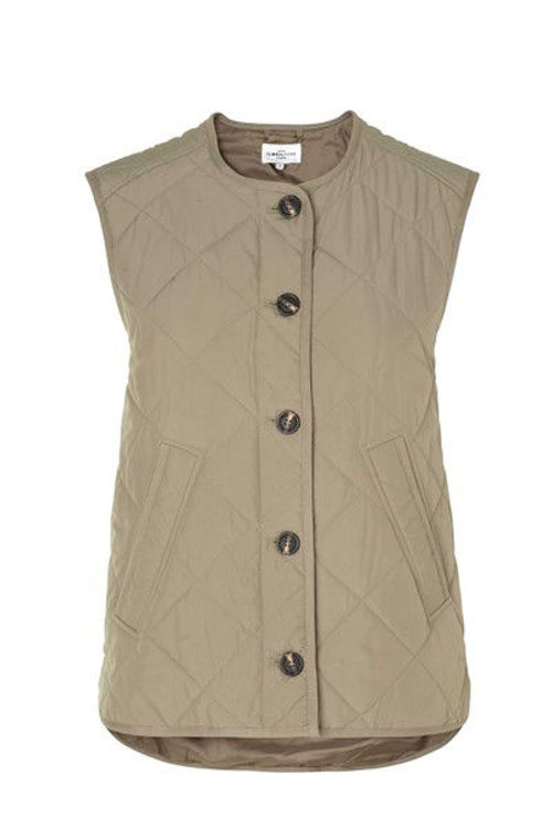 Global Funk Feeney quiltet vest khaki dust