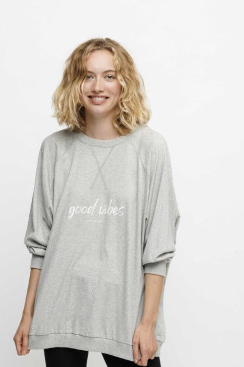 Moshi Moshi Mind November sweat light grey melange