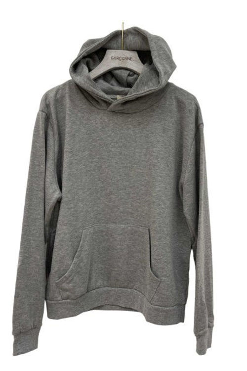 Garconne sweat m.hætte grey melange