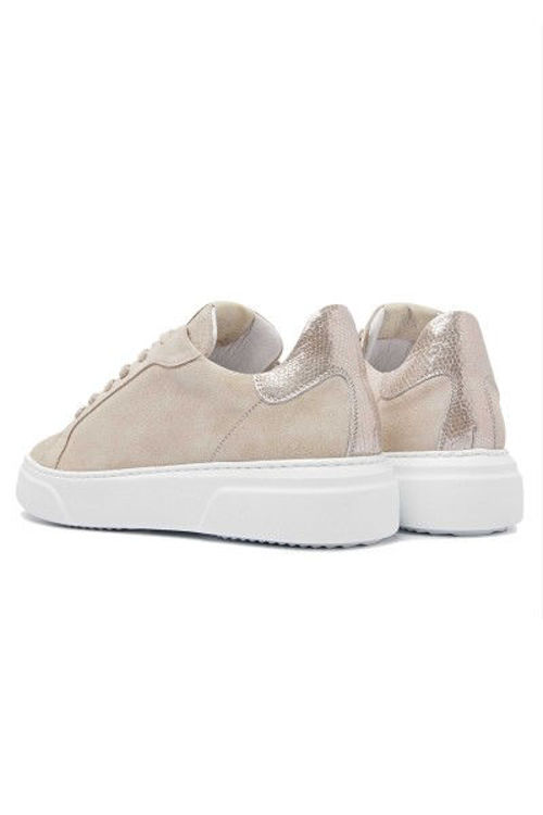 Via Vai Juno sneakers ruskind calcare platino