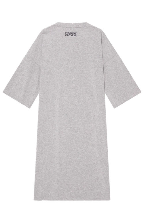 Ganni T-shirt midi kjole paloma melange