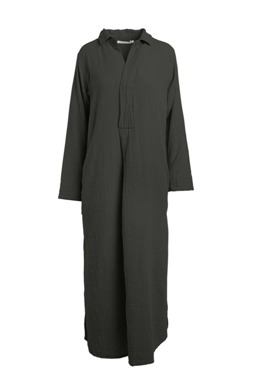 Rabens Saloner Vivi kaftan kjole slate