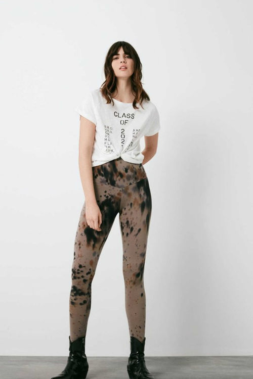 Rabens Saloner Pianna Leggings cognac grey