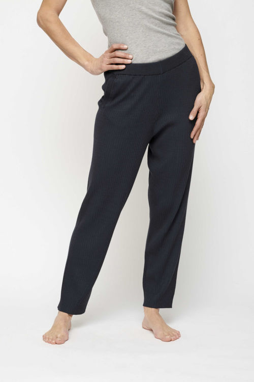 Moshi Moshi Mind Ease rib pants night blue