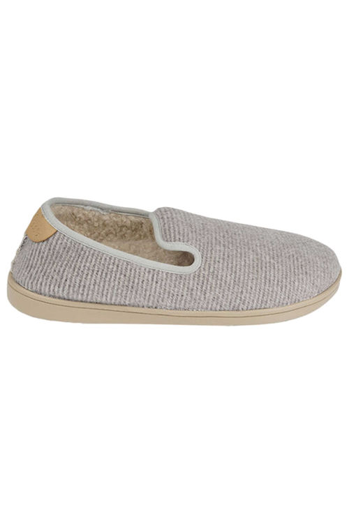 Lovelies Candi Low lounge Loafer light grey stripe