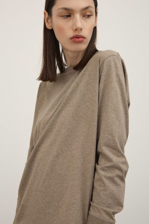 Aiayu Long Sleeve Tee hazel melange