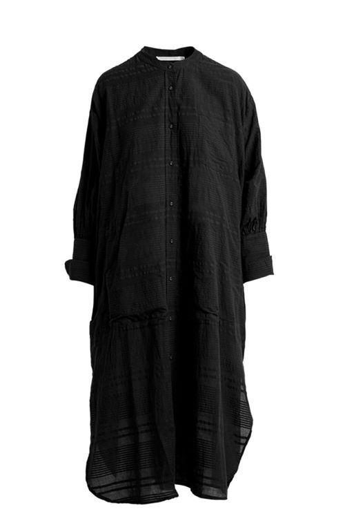 Rabens Saloner Amila kaftan kjole sort