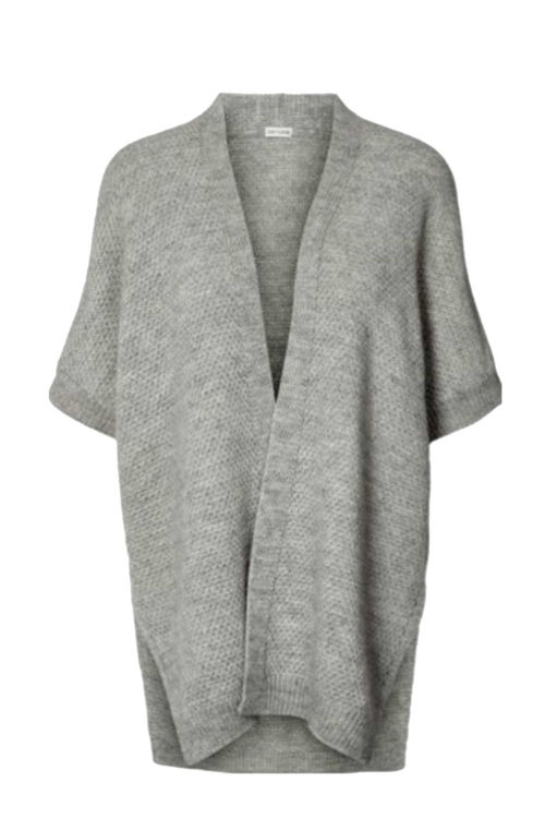 Gai+Lisva Irmas strikvest grey melange