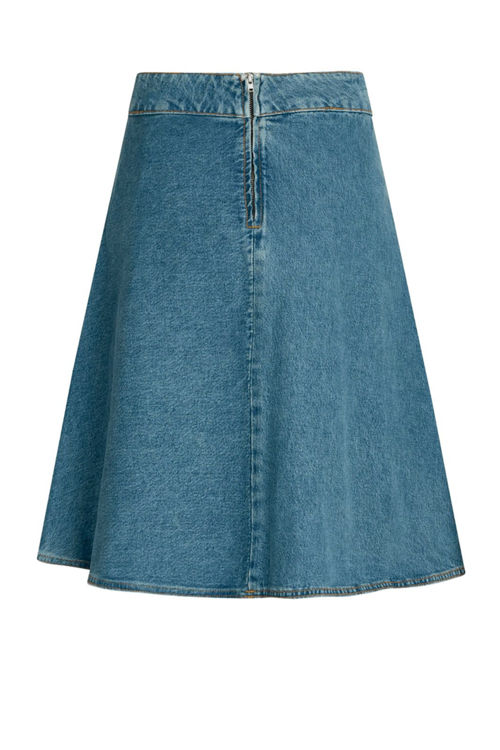 Mads Nørgaard Stelly nederdel vintage blue