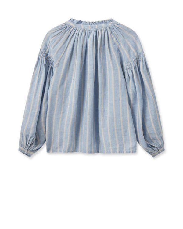 Mos Mosh Safi striped linen bluse