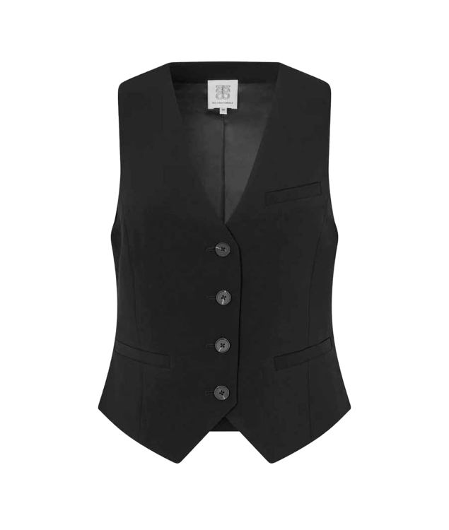 Second Female Fique Waistcoat black