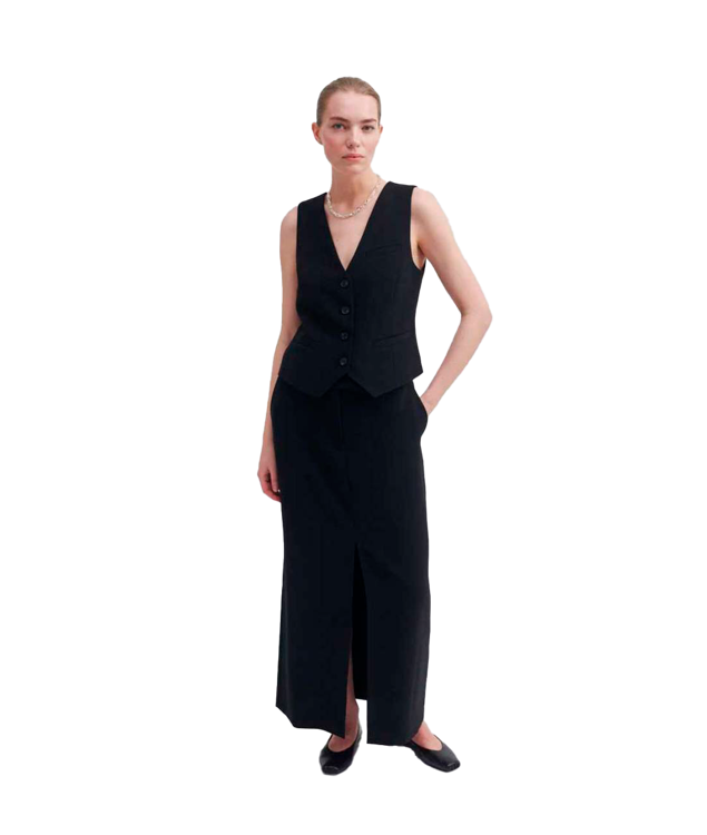 Second Female Fique Waistcoat black