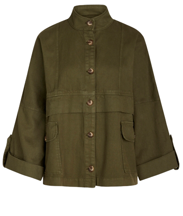 La Rouge Louise Short Jacket Army