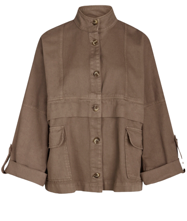 La Rouge Louise Short Jacket Brown