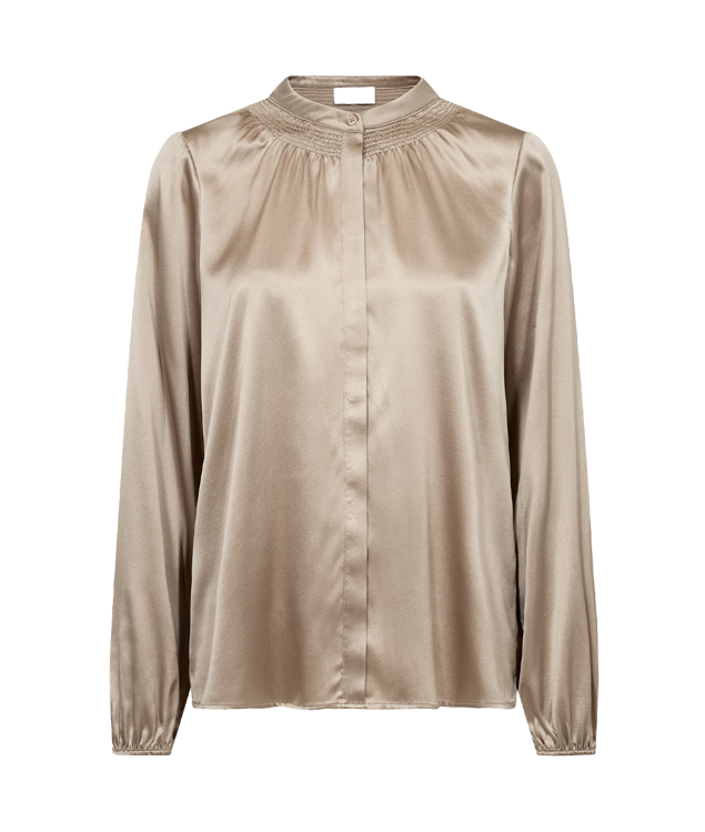 Levete LR-Dakota 42 silke bluse sand