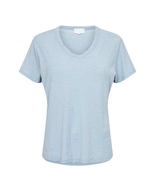 Levete LR-Any 2 t-shirt v-hals lyseblå