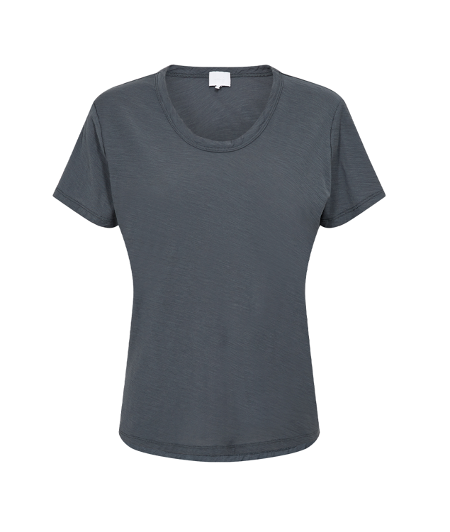 Levete LR-Any 2 t-shirt V-hals darkgrey