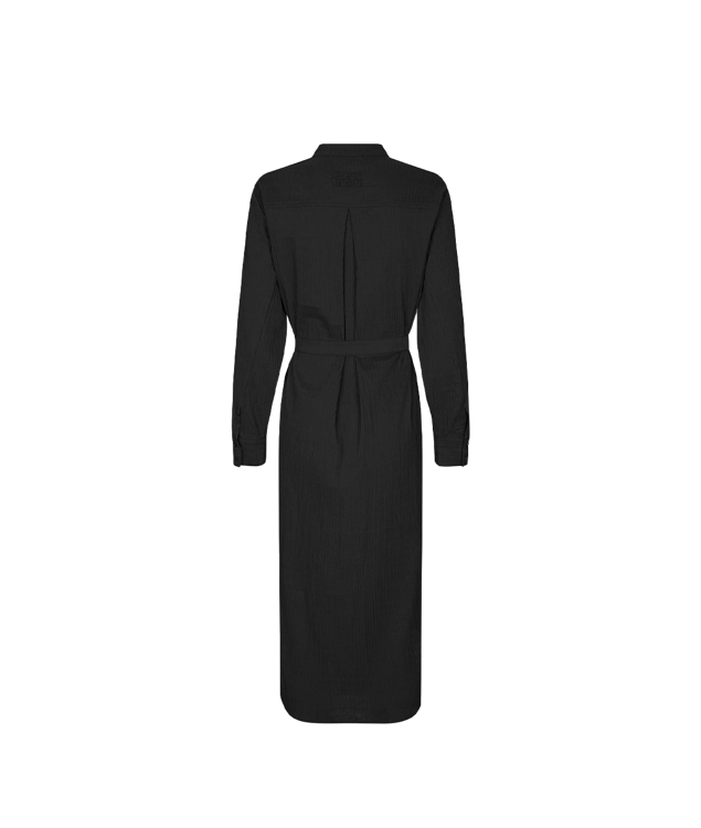 Mads Nørgaard Dress pop crinkle black