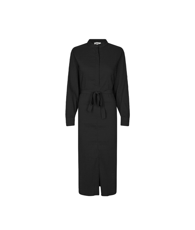 Mads Nørgaard Dress pop crinkle black