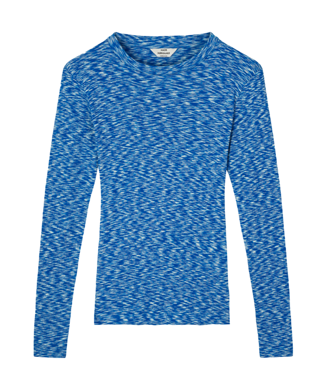 Mads Nørgaard Tuba Tee LS multi blue