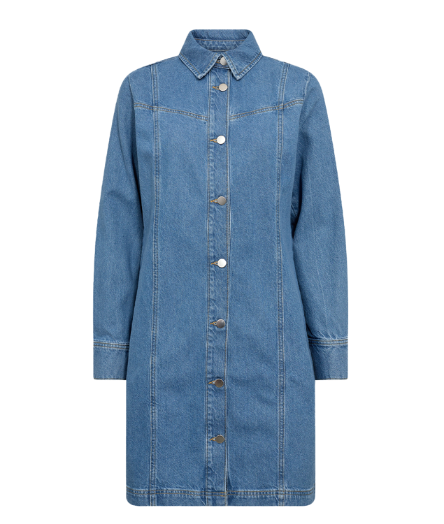 Levete LR-Frilla 2 Dress denim blue