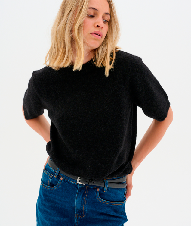 MEW Tammie knit pullover black