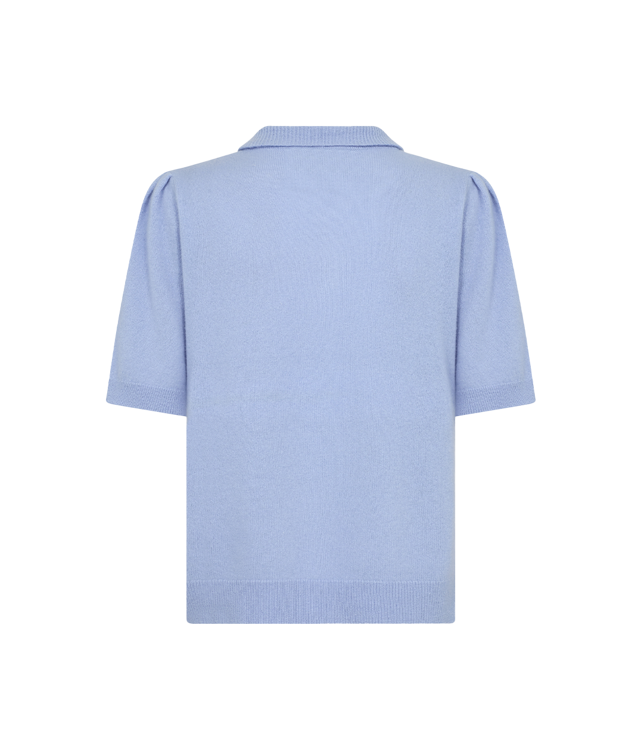 Levete Eloise 8 strik  polo light blue