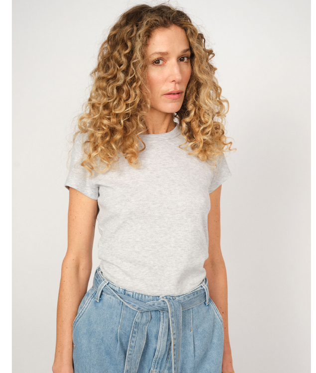 Mos Mosh Lago O-ss tee grey