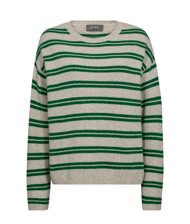 MMkhai two stripe strik grøn stribet
