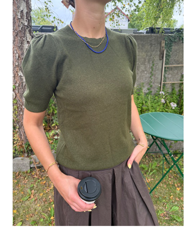 by Lund strik casmere Inga olive