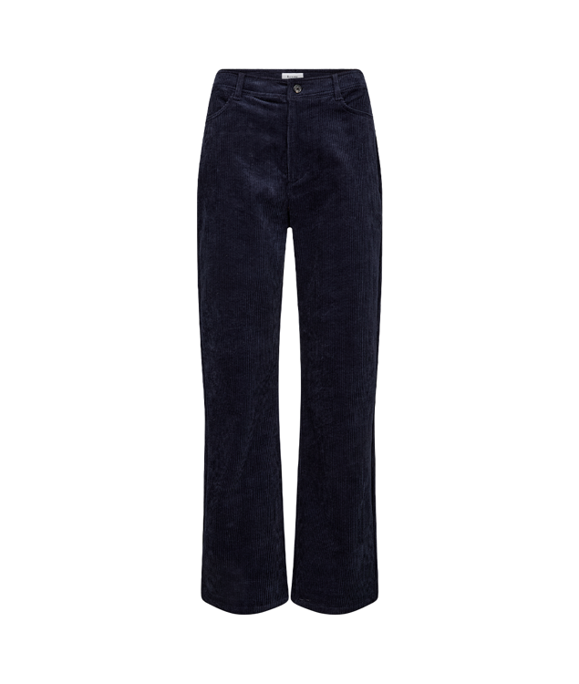 Levete fløjlsbuks navy