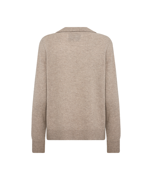 Levete Eloise 5 cashmere strik sand mel.