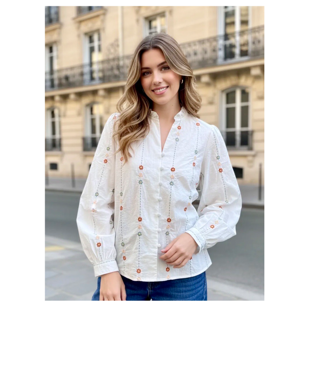 by Lund skjorte Line white