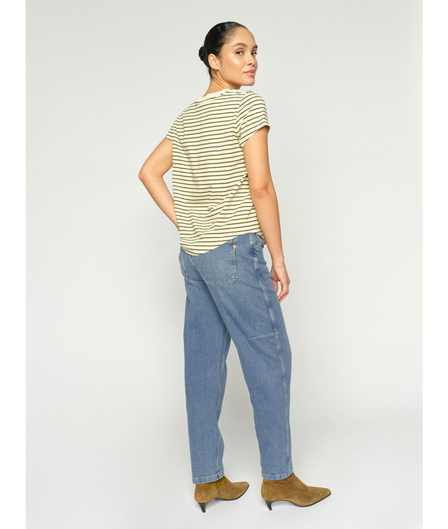 Mos mosh Aymen Gallon Jeans midblue