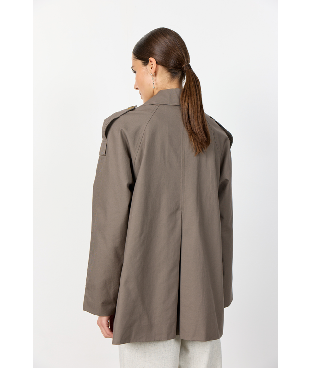 Levete Trenchcoat Pipper 2 tannin