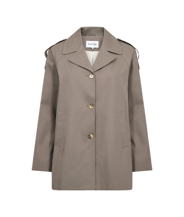 Levete Trenchcoat Pipper 2 tannin