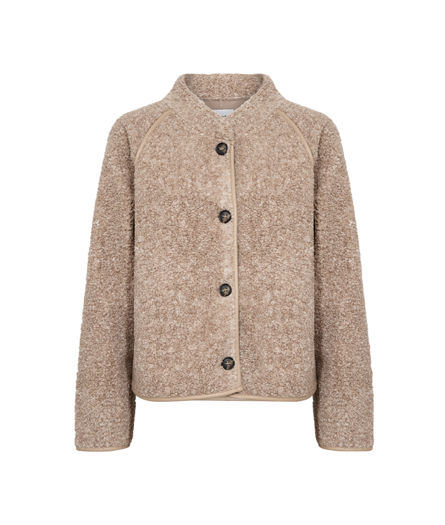 Levete plysjakke Pernille 1 warmsand