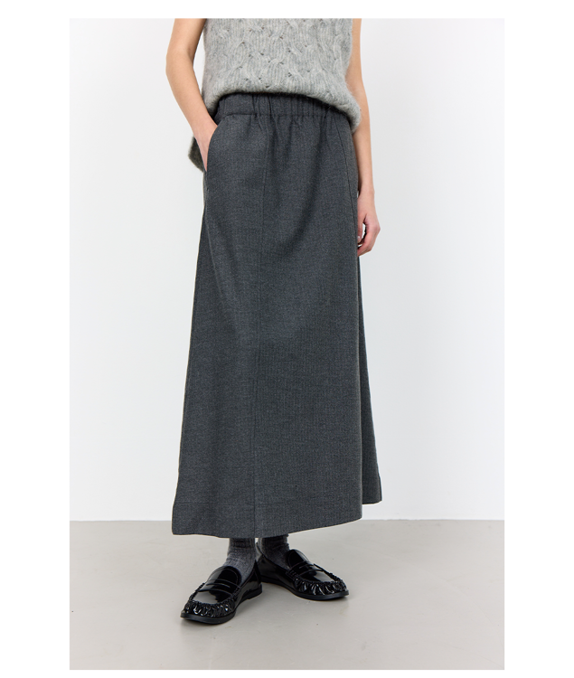 Levete Norda 2 nederdel grå