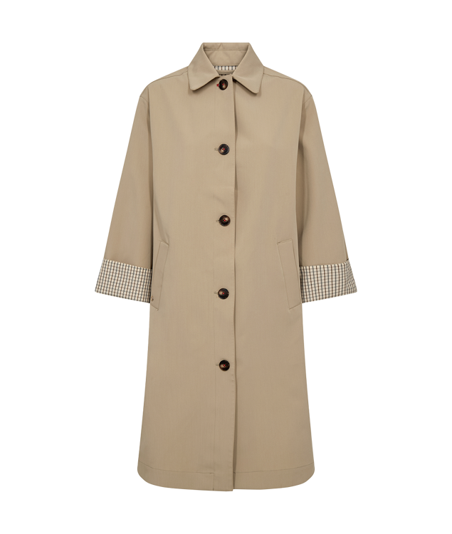 Mos Mosh Riko Bora Trenchcoat Twill