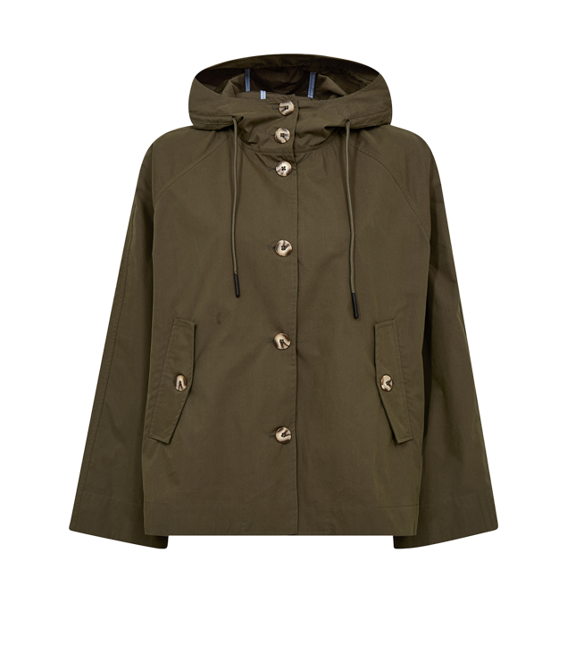 Mos Mosh Sheena short jacket olive