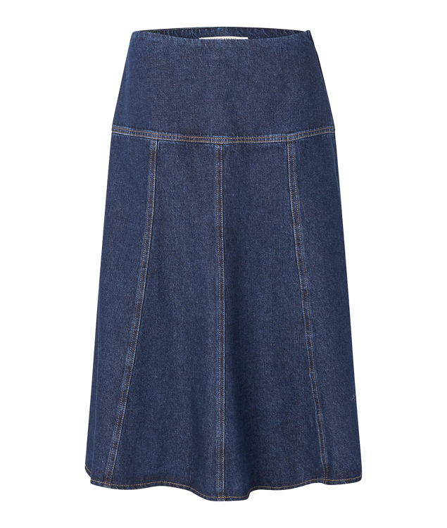 Second Female colombo denim skirt
